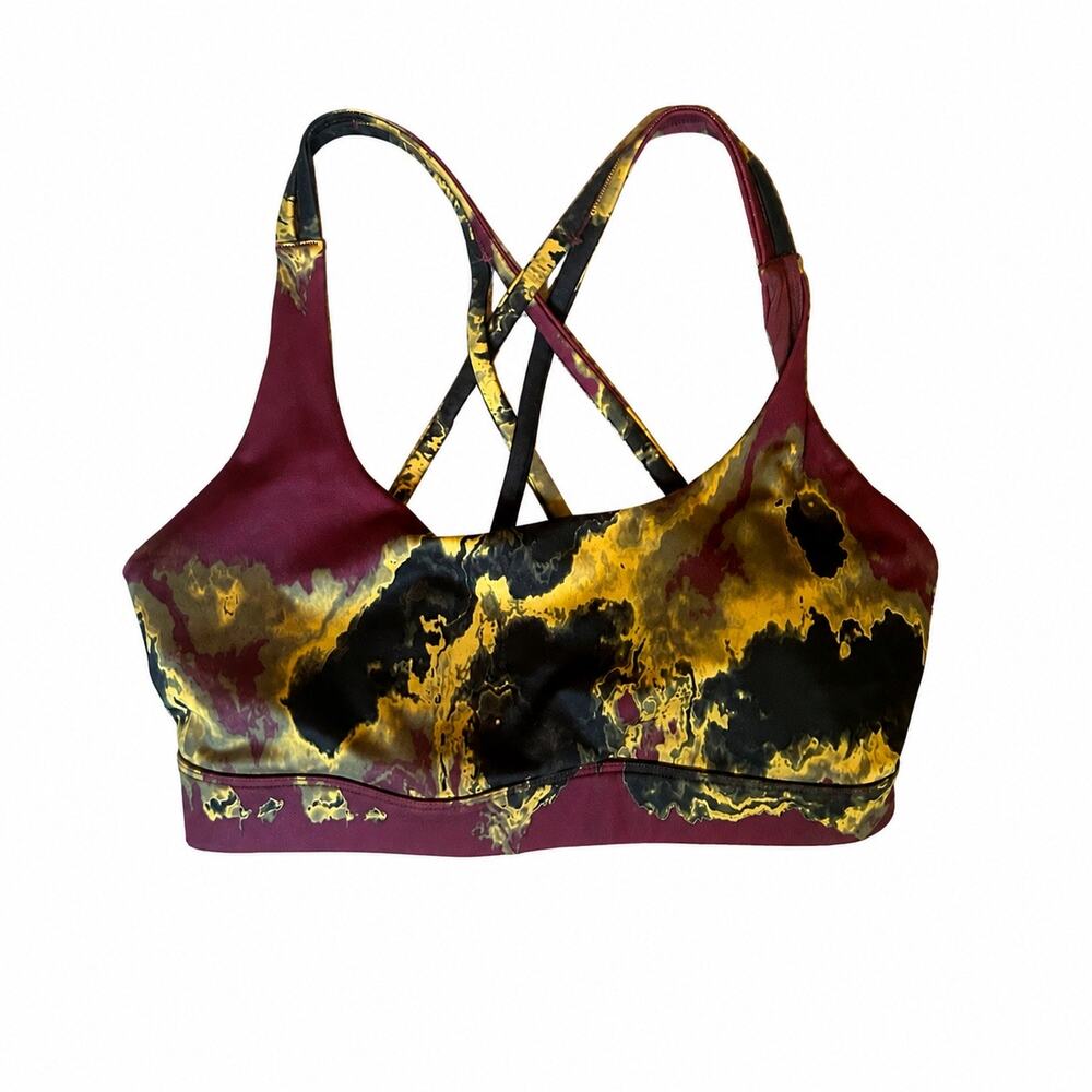 Joy Lab sports bra with criss cross straps and removable pads. Marble women S